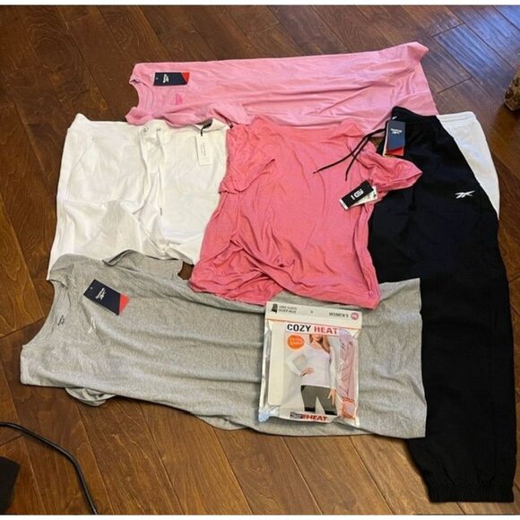 NEW Bundle of 6 Womens Clothes (Reebok, Calvin Klein, Ideology, 32o Heat) XXL - Picture 1 of 6